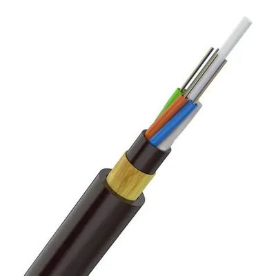 ADSS 48 Core Double jacket Outdoor Fiber Cable Aramid Yarn Strength UV Resistant for Power Line Communication