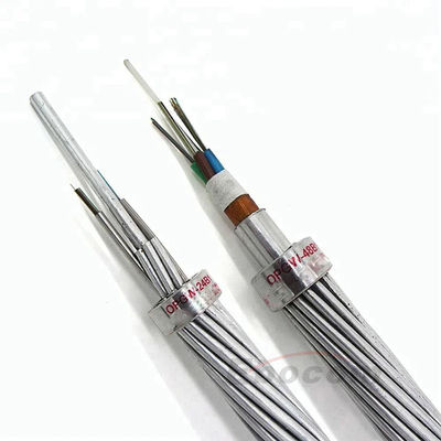 OPGW 72B1-150 Καλώδιο Εναέριου Γείωσης 72 96 144Core Για Πύργο 220KV 110KV Επικοινωνία