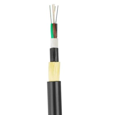 ADSS 48 Core Fiber Optic Cable Διπλό Μπουφάν Όλων των Διηλεκτρικών Αυτοφερόμενο Καλώδιο για Άνοιγμα 200m