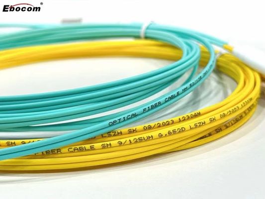 Καλώδιο Patch Cord SC/LC/ST/MPO UPC/APC Concter LSZH Jacket G657a1 G652d OM2 OM3 για καλωδίωση Ethernet