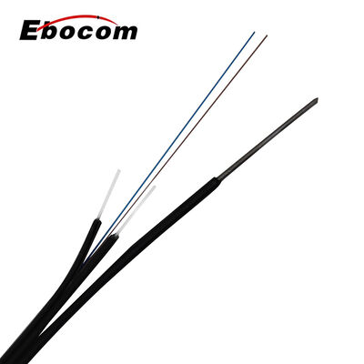 Εξωτερικό Μη Μεταλλικό GJYXFCH 4Core G652D G657A1 G657A2 Drop Cable Για Επικοινωνία FTTH